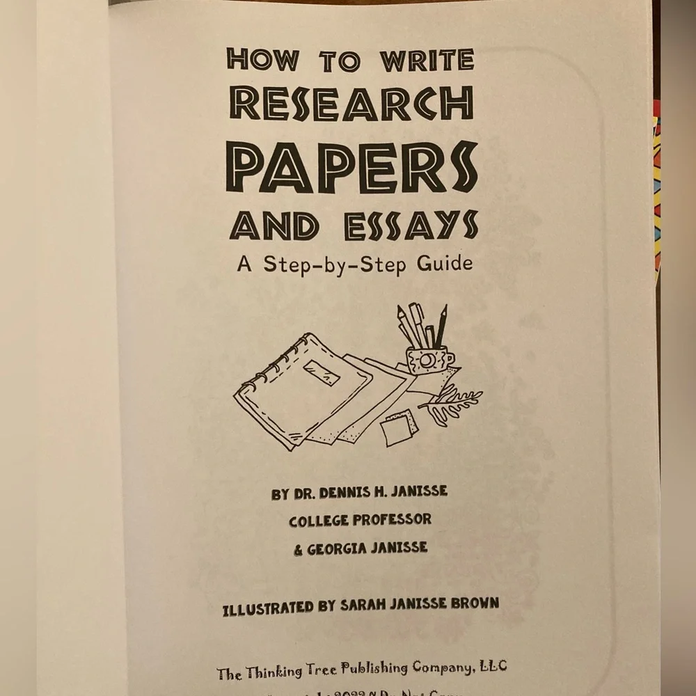 The Thinking Tree How to Write Research Papers and Essays Book